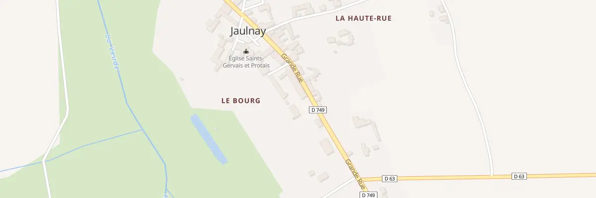 Plan du 68 Le Bourg à Jaulnay
