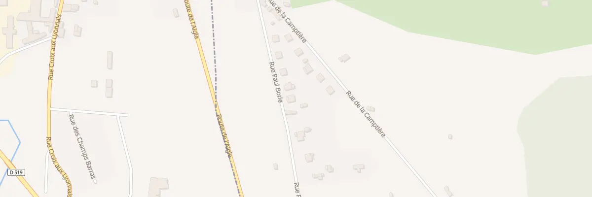 Plan du 435 Rue Paul Borie à La Vespière-Friardel