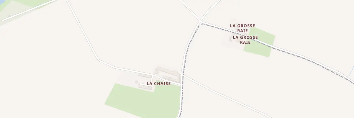 Plan du 2 La Chaise à Courcoué