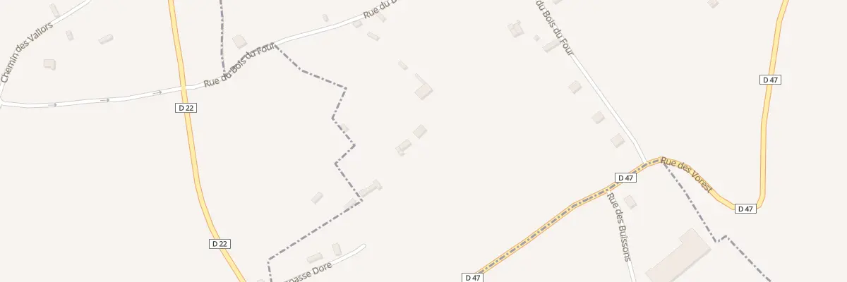 Plan du 40 Rue des Vorets à Bailleul-la-Vallée