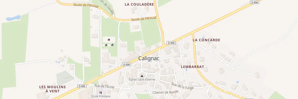 Plan du 549 Rte de la Concade à Calignac