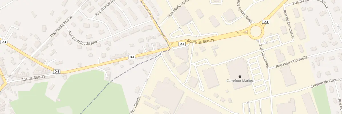 Plan du 460 Rte de Bernay à La Vespière-Friardel