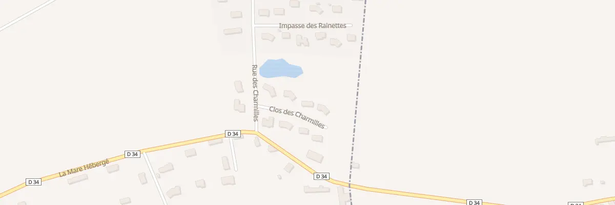 Plan du 5 Clos des Charmilles aux Trois-Pierres