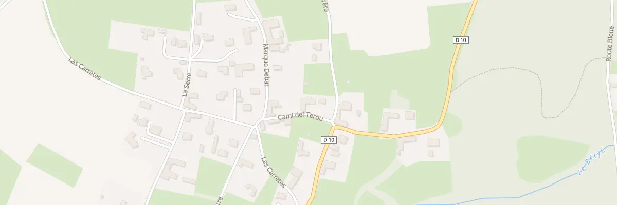 Plan du 5 Cami Det Terou à Clarens