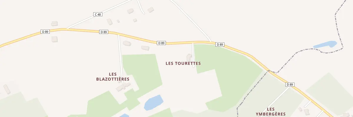 Plan du 5021 Les Tourettes à Torcé-en-Vallée