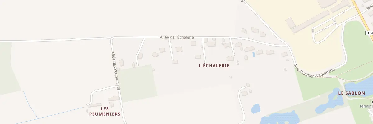 Plan du 15 All de l’Echalerie à Mazières-de-Touraine