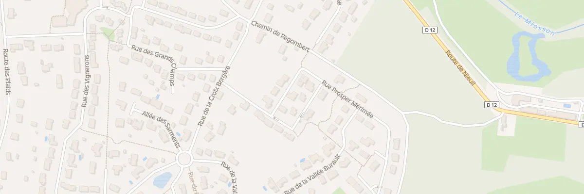 Plan du 12 Rue Prosper Mérimée à Nouaillé-Maupertuis