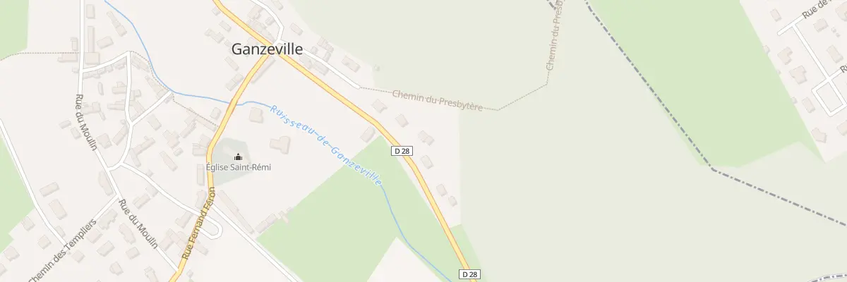 Plan du 27 Rte de la Vallee à Ganzeville