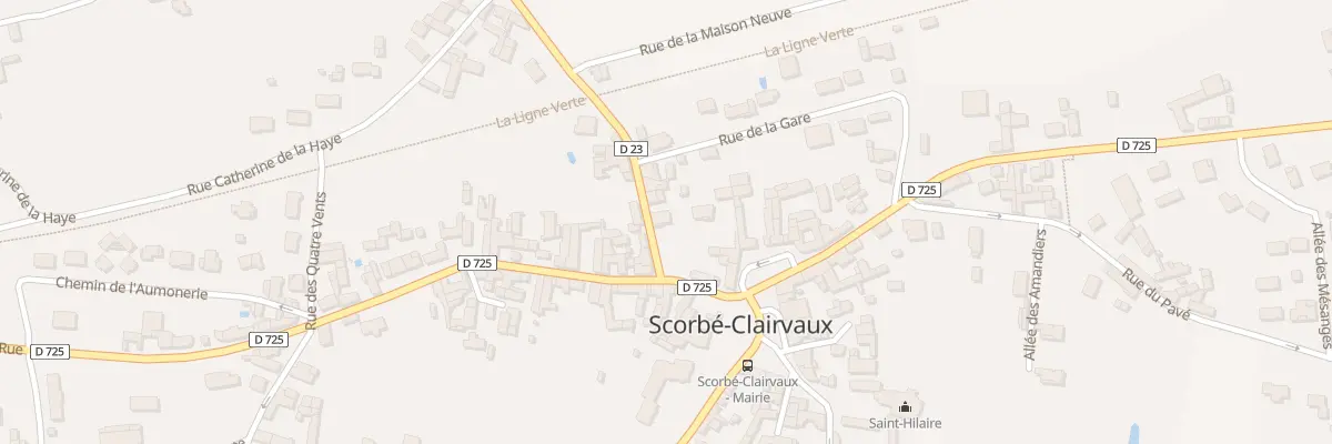 Plan du 1B Rte de Sossay à Scorbé-Clairvaux