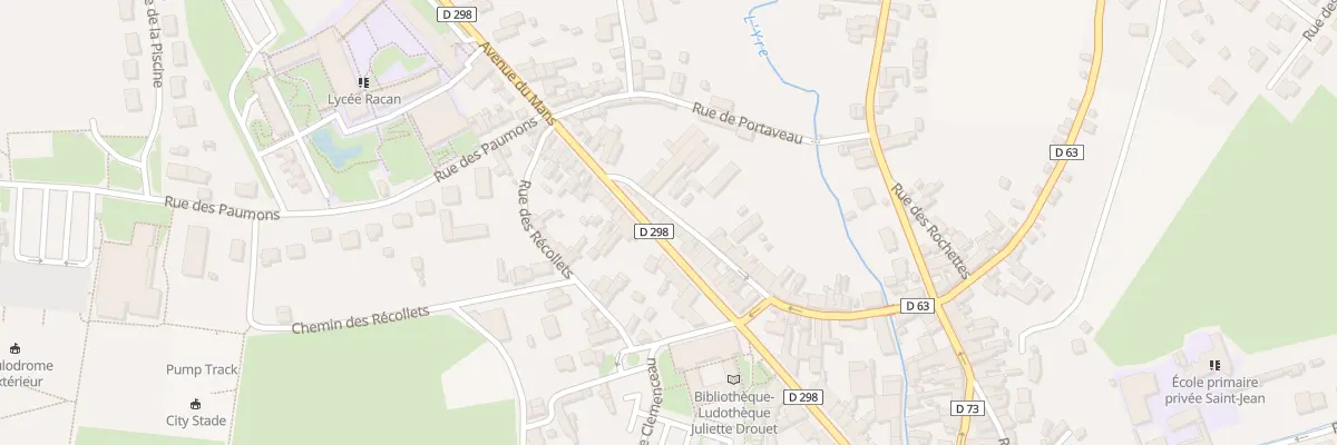 Plan du 116 Rue Aristide Briand à Montval-sur-Loir
