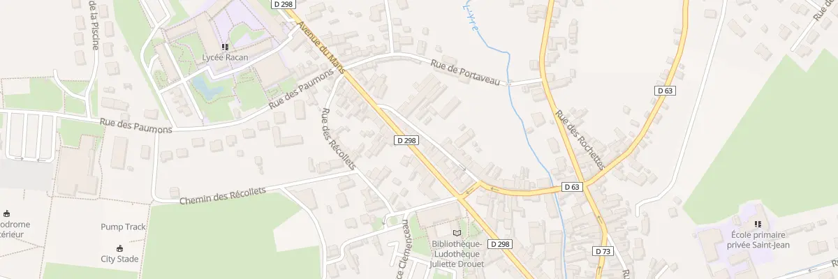 Plan du 114 Rue Aristide Briand à Montval-sur-Loir