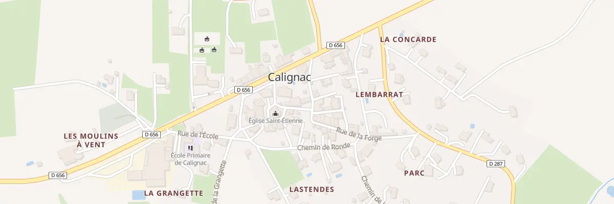 Plan du 6 Pl de la Liberté à Calignac
