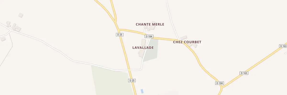 Plan du 5224 Lavallade à Charras