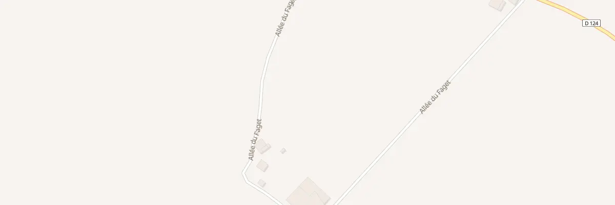 Plan du 444 All du Faget à Tourtrès