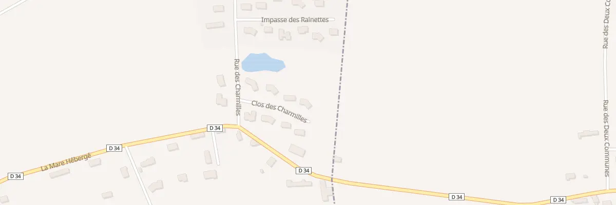 Plan du 7 Rue des Charmilles aux Trois-Pierres