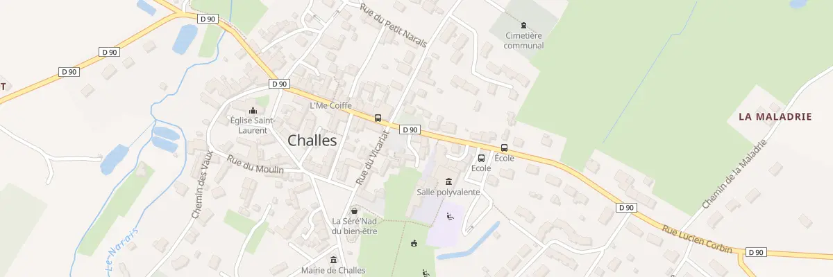 Plan du 22 Rue Lucien Corbin à Challes