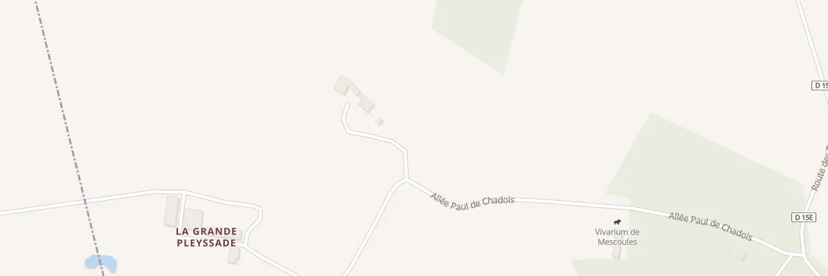 Plan du 50 La Grande Pleyssade à Mescoules