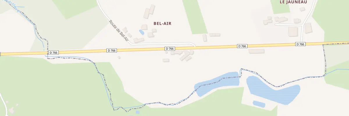 Plan du 72 Bel Air à Brèches