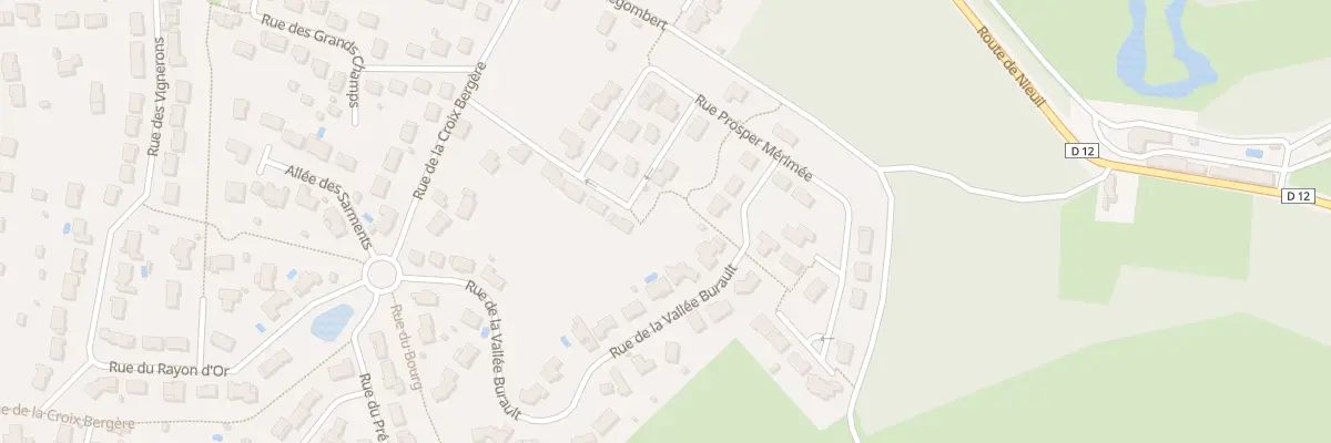 Plan du 23 Rue de la Vallée Burault à Nouaillé-Maupertuis