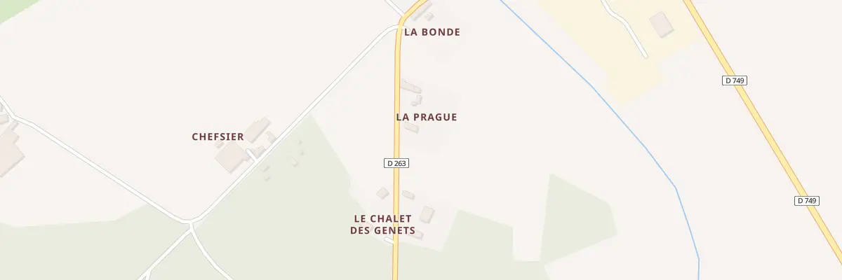 Plan du 5 La Prague à Jaulnay