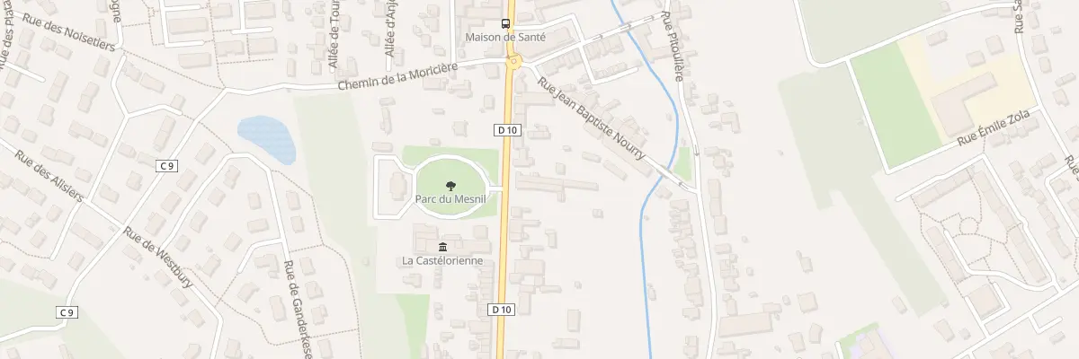 Plan du 87 Av Jean Jaures à Montval-sur-Loir
