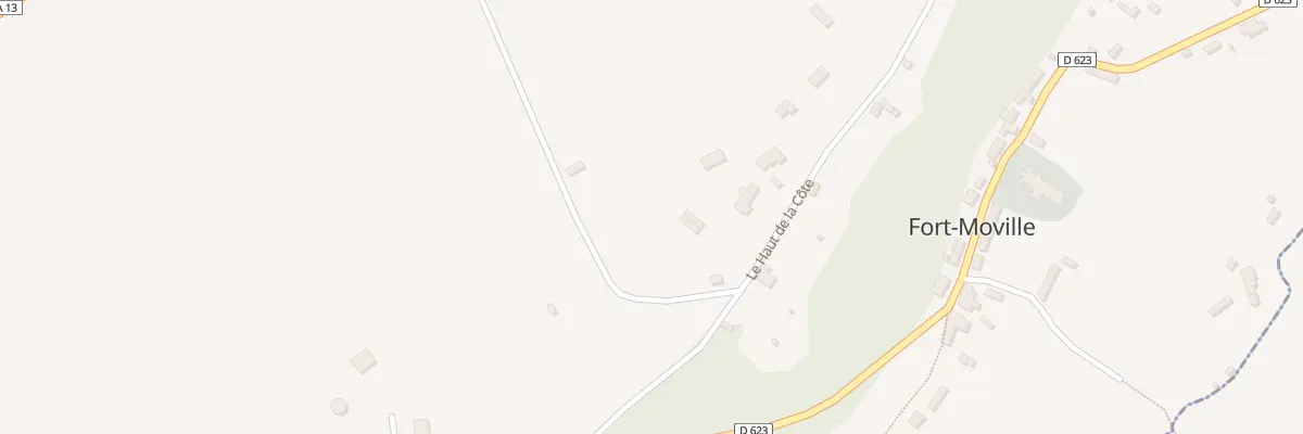 Plan du 2 Le Haut de la Cote à Fort-Moville