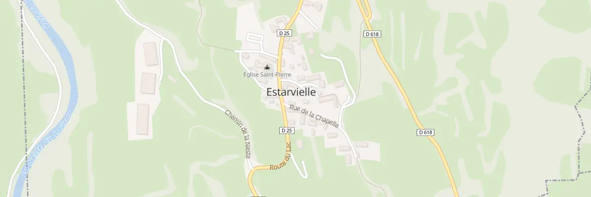 Plan du Village à Estarvielle