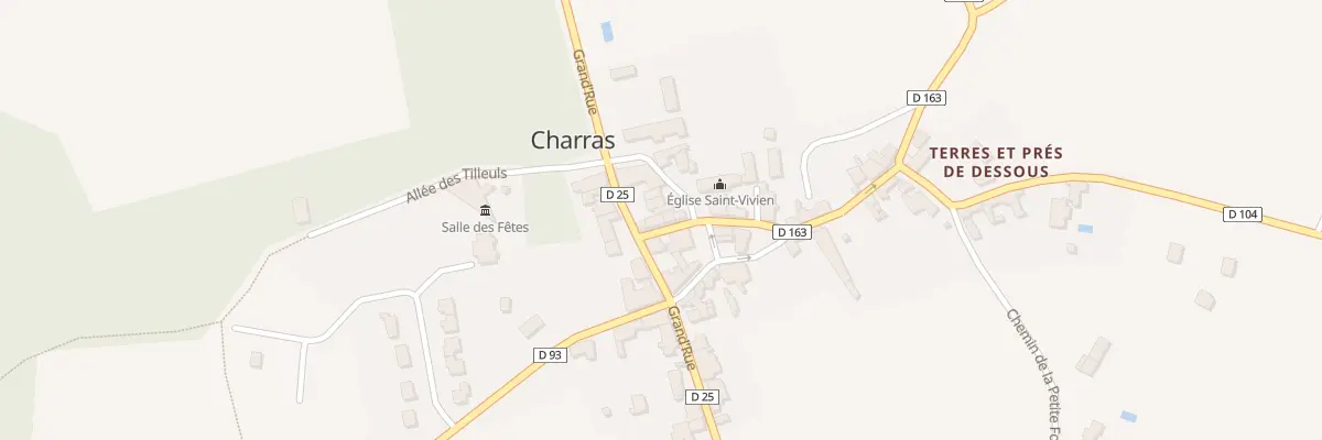 Plan du 3 Rue Saint-Vivien à Charras