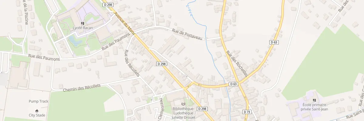 Plan du 26 Rue Jahard à Montval-sur-Loir