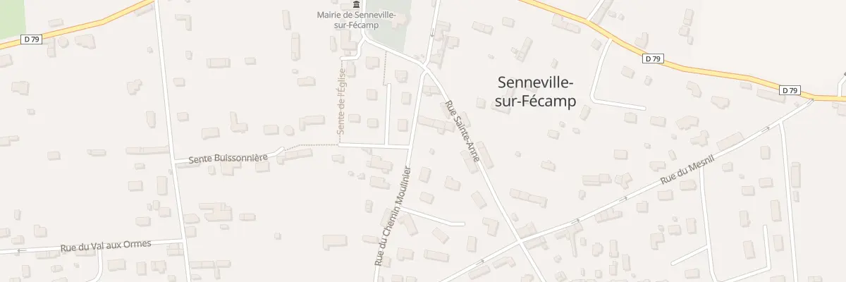 Plan du 33 Rue du Chemin Moulinier à Senneville-sur-Fécamp