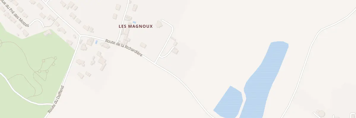 Plan du 217 Rte de la Richardière à Mignaloux-Beauvoir
