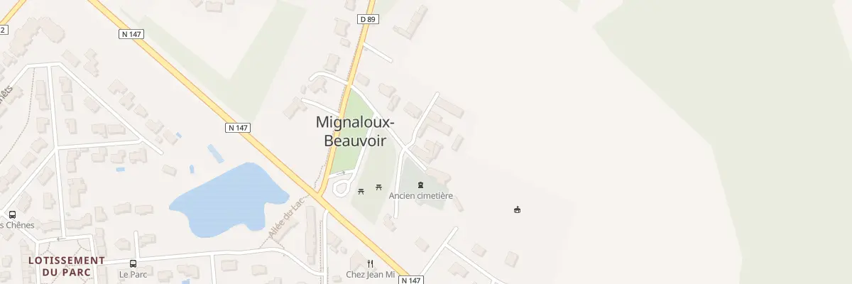 Plan du 5003 Mignaloux à Mignaloux-Beauvoir