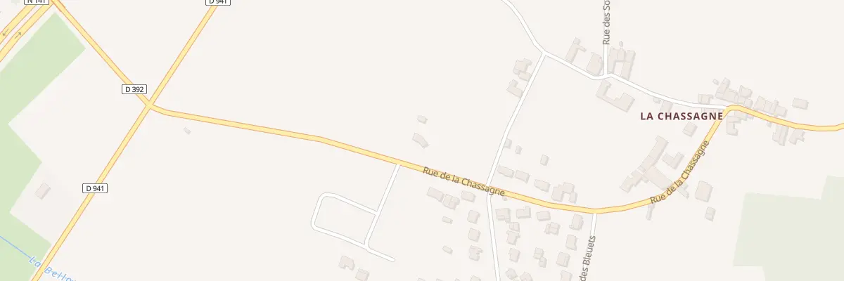 Plan du 1 Rue de la Chassagne à Taponnat-Fleurignac