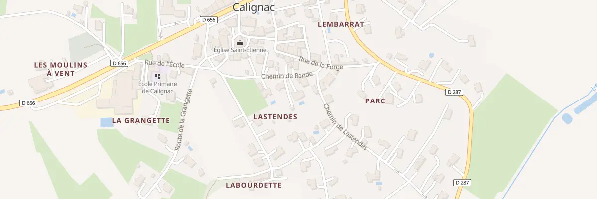 Plan du 116 Che de Ronde à Calignac
