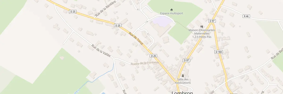 Plan du 33 Rue de Torcé à Lombron