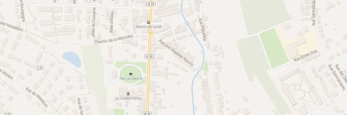 Plan du 2 Rue Jean Baptiste Nourry à Montval-sur-Loir