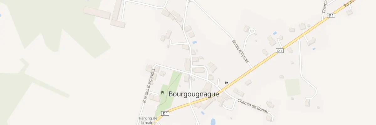 Plan du 95 Rue de l’Église à Bourgougnague