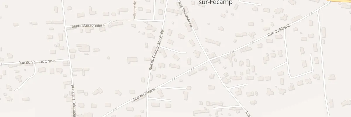 Plan du 50 Rue du Chemin Moulinier à Senneville-sur-Fécamp