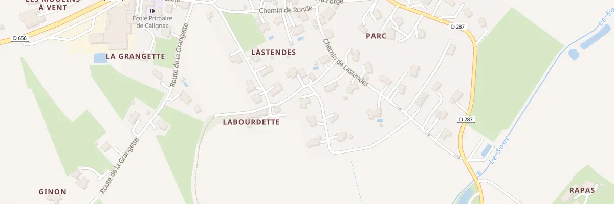 Plan du 20 Che des Grands Champs à Calignac