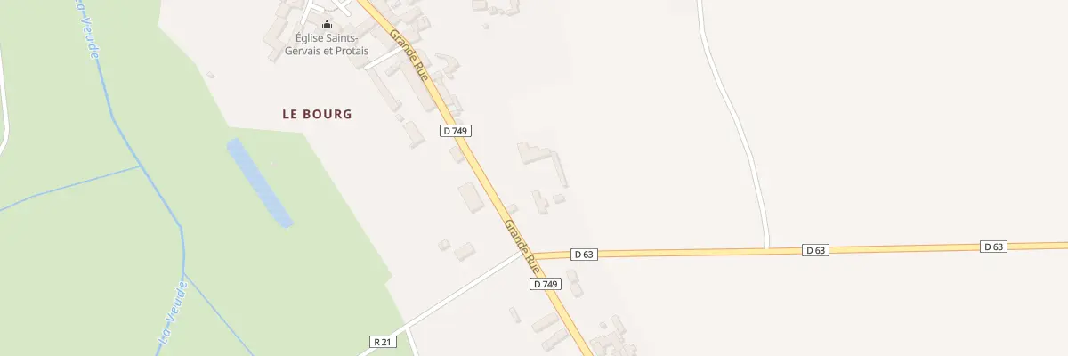 Plan du 73 Le Bourg à Jaulnay