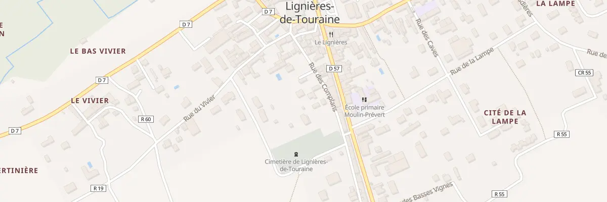 Plan du 6 Imp des Collinets à Lignières-de-Touraine