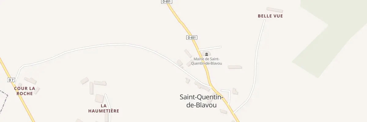 Plan du 23 Rue de la Mairie à Saint-Quentin-de-Blavou
