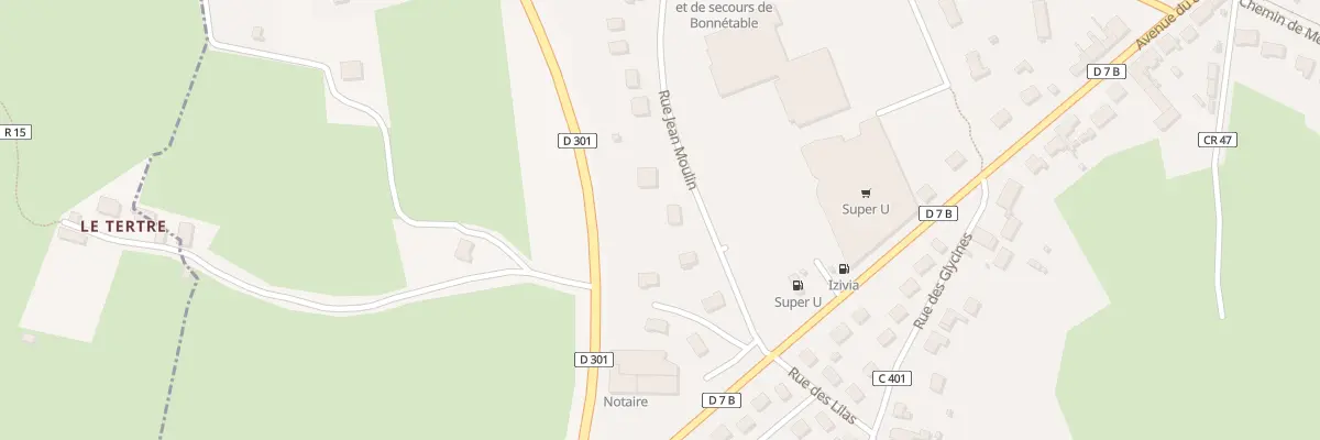 Plan du 4 Rue Jean Moulin à Bonnétable