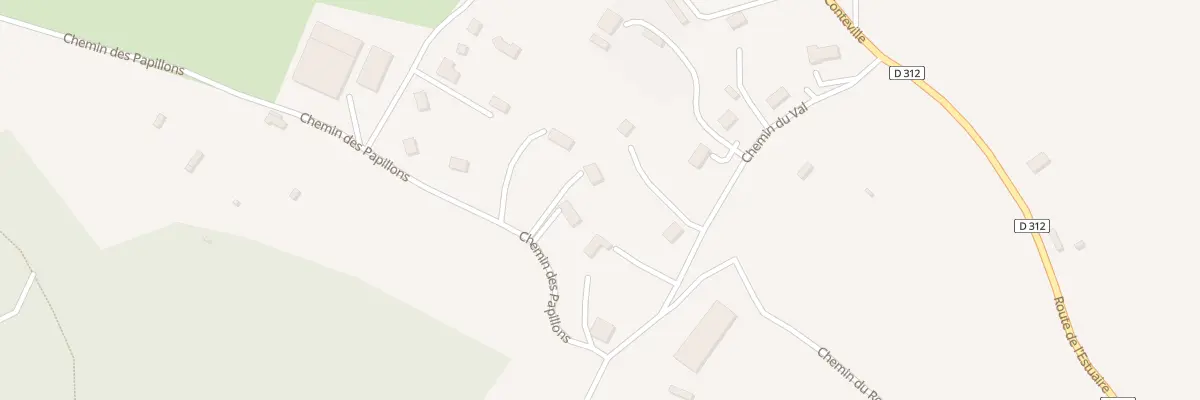 Plan du 190 Che des Papillons à Foulbec