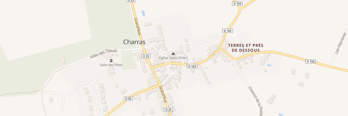 Plan du 7 Rue Saint-Vivien à Charras
