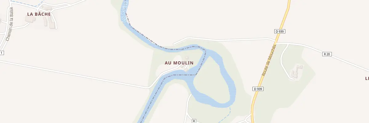 Plan du 5336 A la Plaine de la Bache à Estipouy