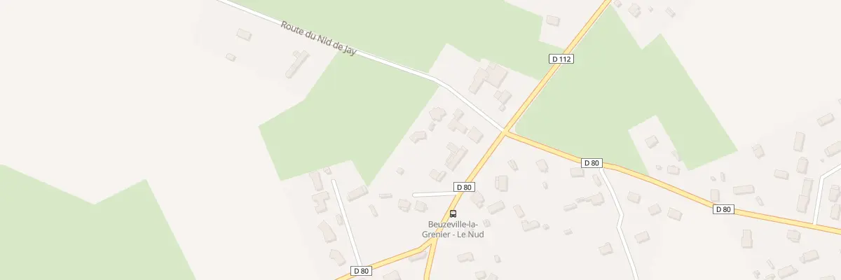 Plan du 79 Rte du Nid de Jay à Beuzeville-la-Grenier