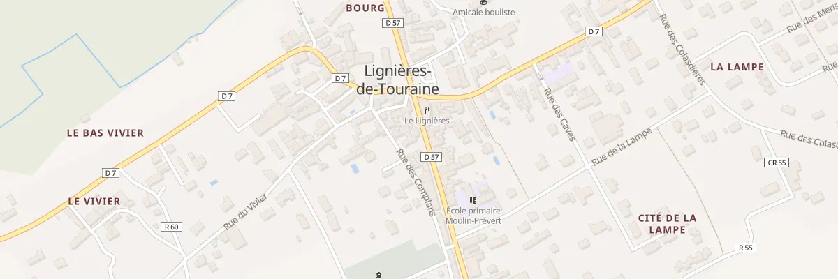 Plan du 6 Rue d’Azay le Rideau à Lignières-de-Touraine