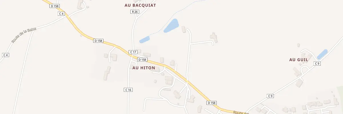 Plan de Rte d’Eauze à Castéra-Verduzan