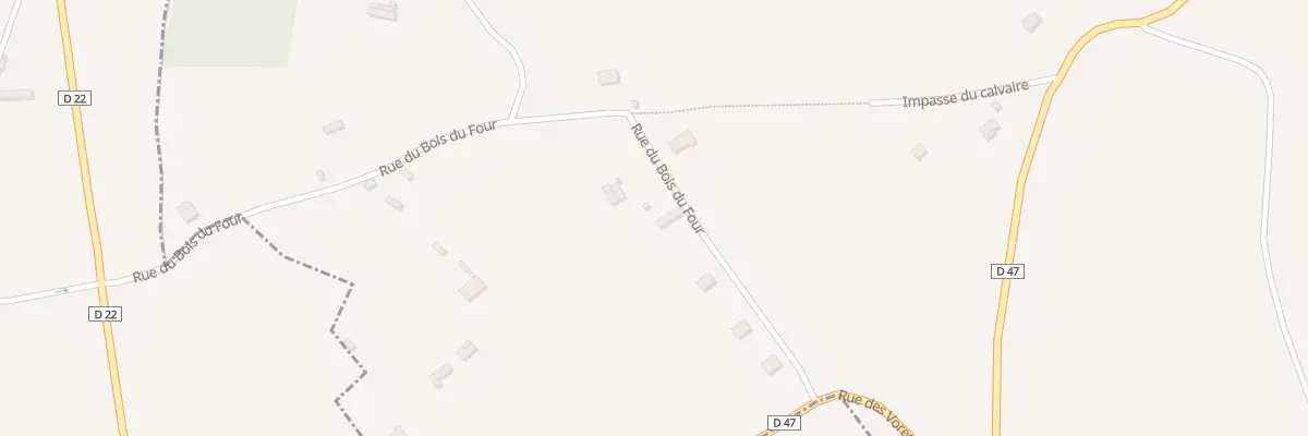 Plan du 48 Rue du Bois du Four à Bailleul-la-Vallée